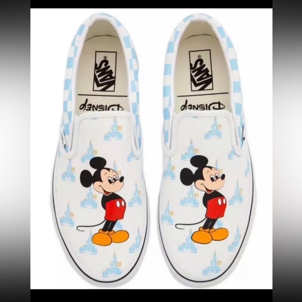 Vans x Disney World 50th Anniversary Classic Slip On Mickey Mouse